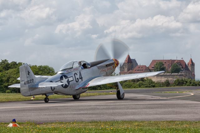 North American P-51 Mustang (F-AZSB) - a nice location in the midle of germany