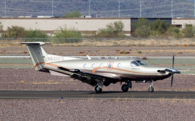 Pilatus PC-12 (N620FB) - Spotted at KDVT on Feb, 02, 2021