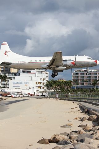 CONVAIR CV-340 Convairliner (N8277Q) - Myself under the beast.