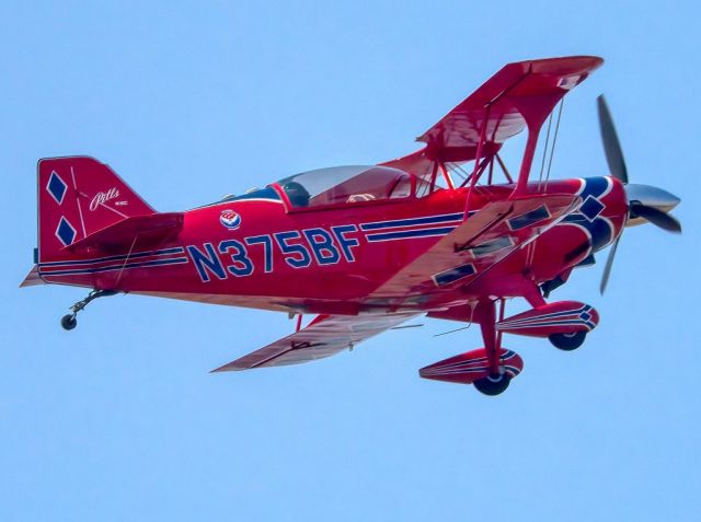 PITTS Special (S-2) (N375BF) - Aviat Pitts S-2C at Livermore Municipal Airport. Livermore CA. August 2020