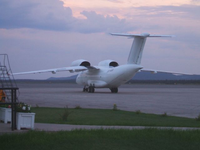 — — - Parked at  Irving Aviation F.B.O.     Goose Bay Labrador