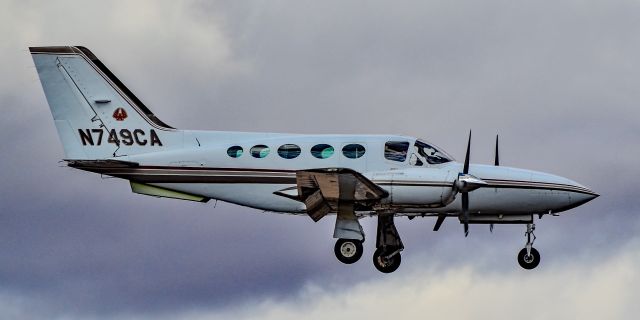 Cessna 421 (N749CA) - N749CA 1982 Cessna 421C Golden Eagle s/n 421C1239 - North Las Vegas Airport  KVGTbr /Photo: TDelCoro br /March 12, 2025