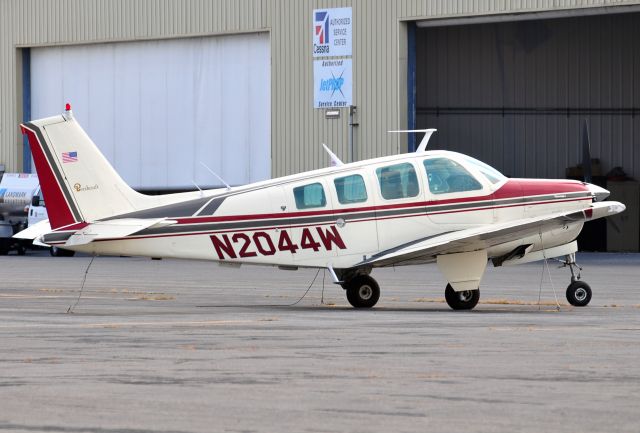 Beechcraft Bonanza (36) (N2044W) - Seen at KFDK on 8/6/2010.      http://discussions.flightaware.com/profile.php?mode=viewprofile&u=269247