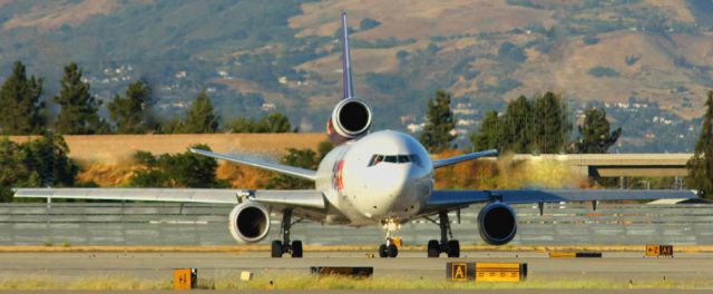 McDonnell Douglas DC-10 (N388FE) - Turning onto 30R for Take Off