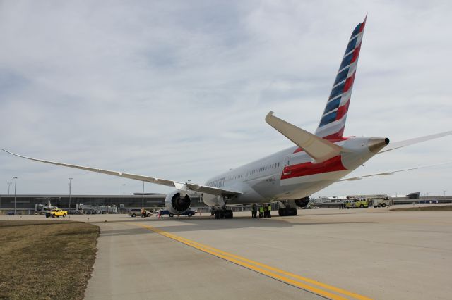 Boeing 787-8 (N801AC) - First 787 to arrive at IND 