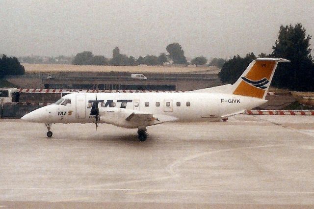 Embraer EMB-120 Brasilia (F-GIVK) - Seen here on 17-Jun-97.br /br /Registration cancelled 13-Oct-14.