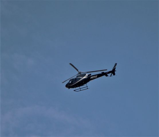 Eurocopter AS-350 AStar (N720KC) - OKC PD chopper south of the capitol bldg, 7/28/17