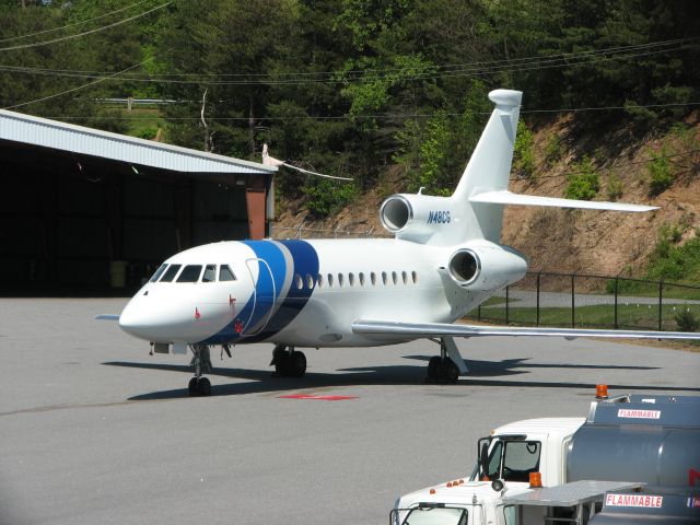 Dassault Falcon 900 (N48CG) - Corning Cable Falcon 'preped' for flight.