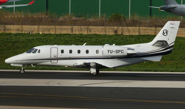 Cessna Citation V (YU-SPC) - Lining up RW31