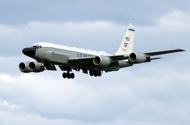 Boeing RC-135 (63-9792) - 'Olive 56' arriving from RAF Mildenhall in Mildenhall, Suffolk, England