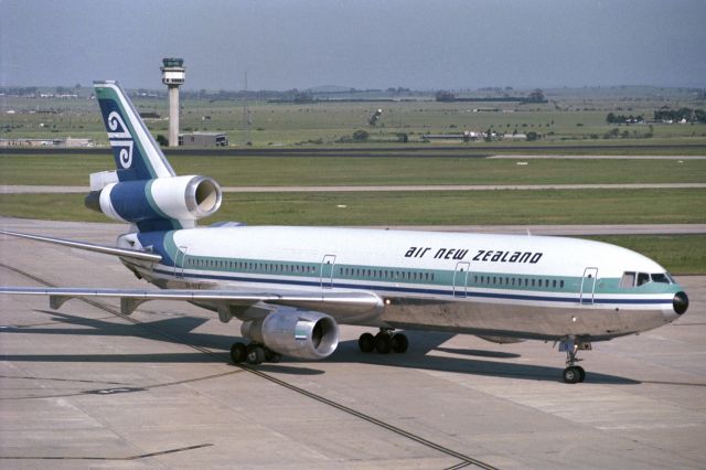 McDonnell Douglas DC-10 (ZK-NZS) - For John Doe (and everyone else of course). This is the plane whose tail is visible at the far right of the frame in my pic of N12061 from November 1981.