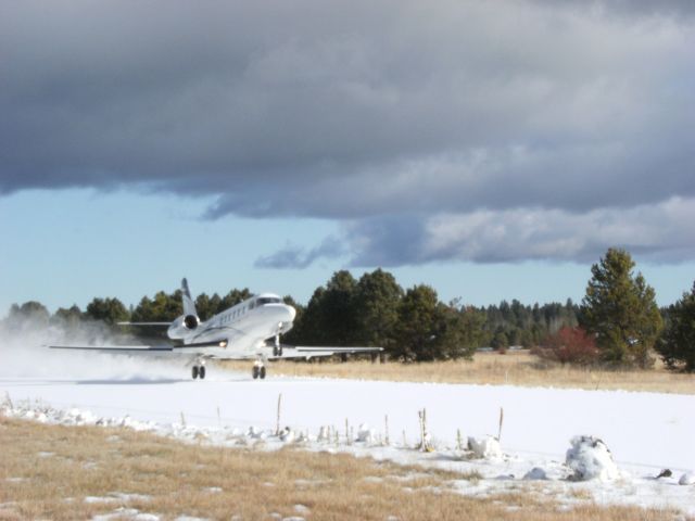 IAI Gulfstream G100 (N777AM) - Morning departure fron Sunriver OR with a snow covered runway.