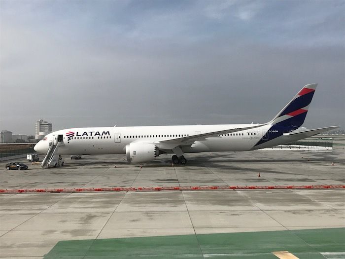 Boeing 787-8 — - LATAM 787-9 At remote stand at LAX, Feb 8, 2016