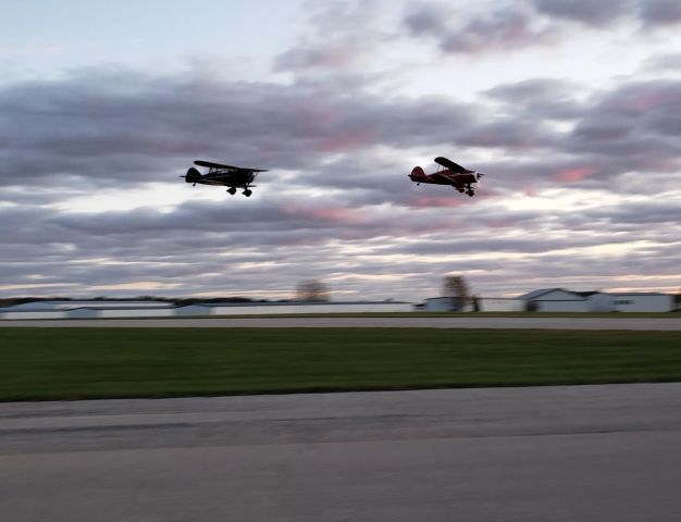 WACO O (N17716) - Evening Formation C77