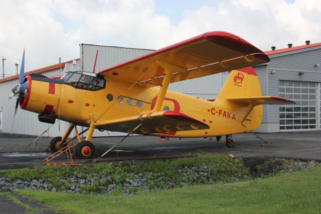 C-FAKA — - Antonov AN2 C-FAKA Aéroport de St-Mathieu-de-Beloeil QC. CSB3 09-08-2018