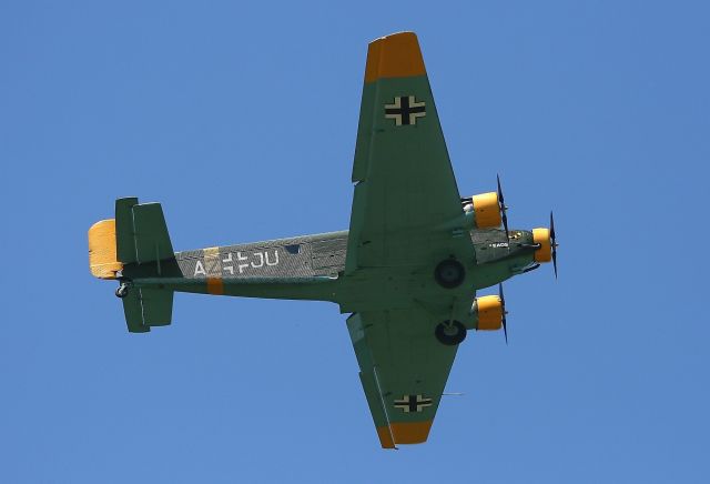 JUNKERS Ju-52/3m (F-AZJU) - Junkers (CASA) 352L (Ju-52), La Ferté-Alais Airfield (LFFQ) Air Show (Le Temps Des Hélices) in may 2012