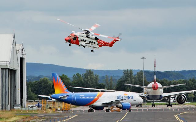 EI-ICU — - irish coast guard s-92a ei-icu at shannon 12/8/18.