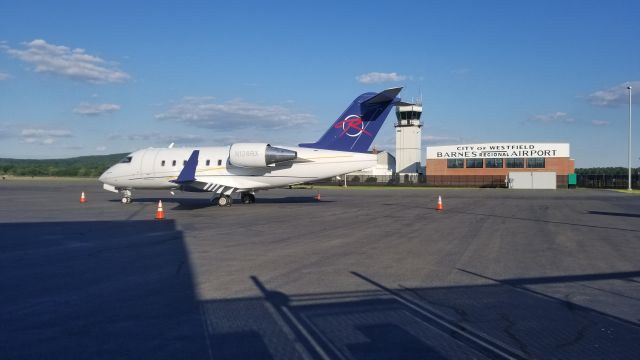 Bombardier Challenger 300 (N128RX) - Rectrix Aviation Bombardier Challenger 604 at KBAF.