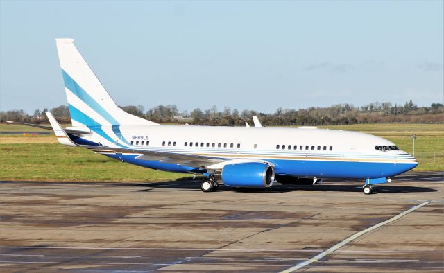 Boeing 737-700 (N889LS) - las vegas sands corporation b737-73t(wl) bbj n889ls arriving in shannon 14/1/21.