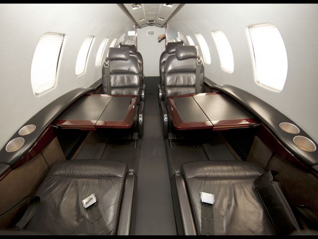 Cessna Citation CJ3 (N971TB) - Cabin of a CJ2.