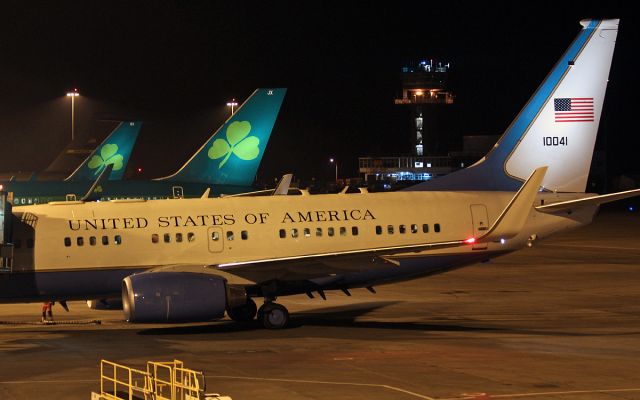 01-0041 — - sam034 usaf c-40b 01-0041 at shannon this morning 5/12/16.