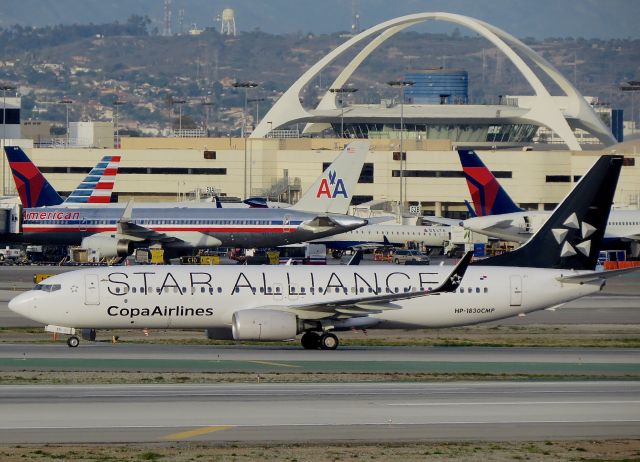 Boeing 737-800 (HP-1830CMP) - Noted on Dec 7, 2014 at LAX