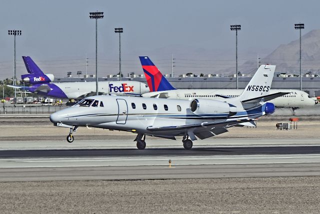 Cessna Citation Excel/XLS (N568CS) - N568CS   2006 Cessna 560XL C/N 560-5637 -  McCarran International Airport (KLAS)br /Las Vegas, Nevadabr /TDelCorobr /October 28, 2013