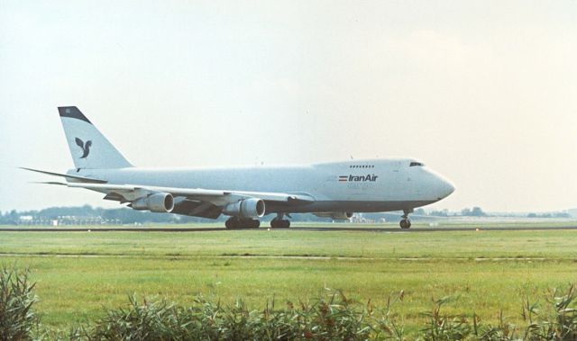 Boeing 747-200 — - Iran Air Cargo B747; Archief 22-aug-95