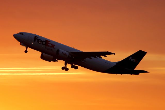 Airbus A300F4-600 (N685FE) - Departing to MEM on a beautiful OKC October Morning (10.31.2017). Facebook @OKCspotter