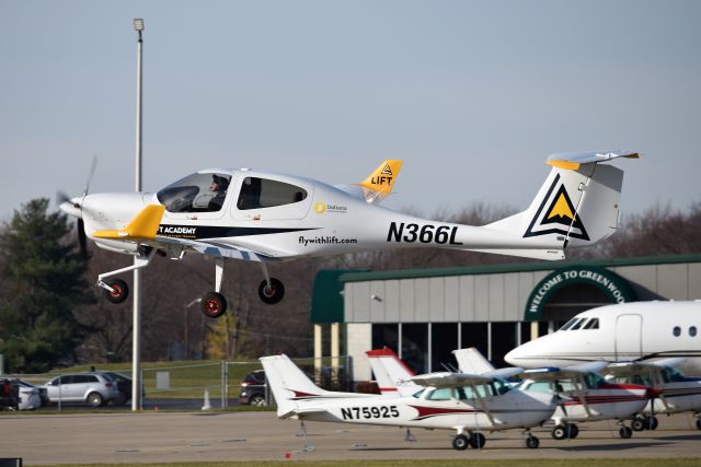 Diamond Star (N366L) - Shot 12-11-20. Lift academy is a locally owned training academy. Owned by Republic Airlines.