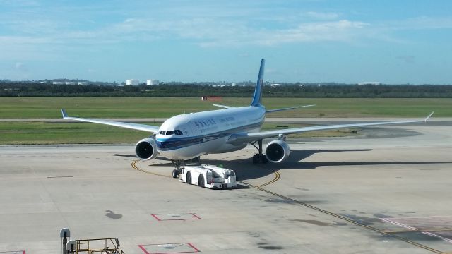 B-8426 — - China Southern Airbus A330-323 B-8426 setting back at Brisbane International on 2 May 2017