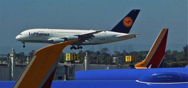 Airbus A380-800 (D-AIMG) - 6/28/18 almost down, Rwy 24R