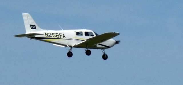 Piper Cherokee (N256FA) - On final is this brand new Piper Cherokee PA-28-181 in the Spring of 2022.