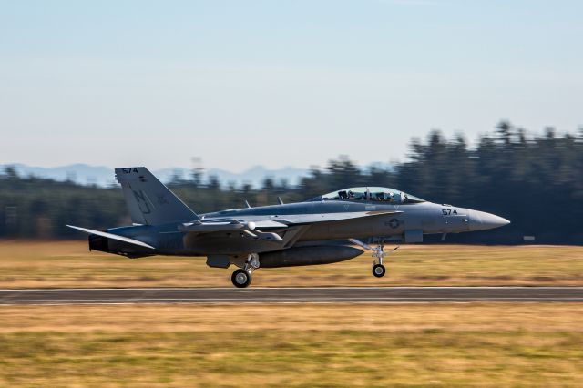 McDonnell Douglas FA-18 Hornet — - Shot at Coupeville, WA. 1/160 sec