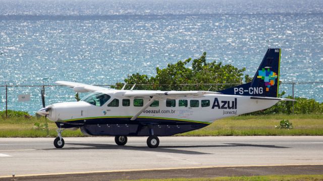 Cessna Caravan (PS-CNG) - Passing thru SXM on the way down to Brazil