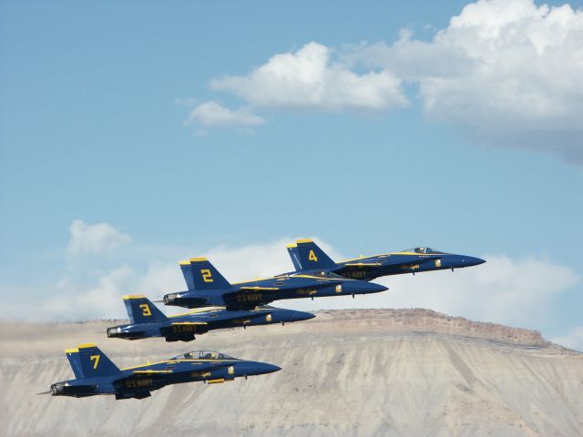 McDonnell Douglas FA-18 Hornet — - Blue Angels takeoff