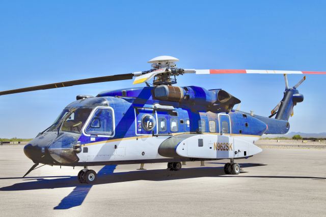 N962SK — - Seen on the helicopter ramp at Marana Regional Airport, Arizona 