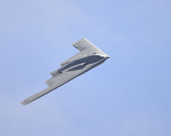 93-1085 — - Spirit of Oklahoma Over Lancaster, California on May 4, 2018. Shot from Ground Level.