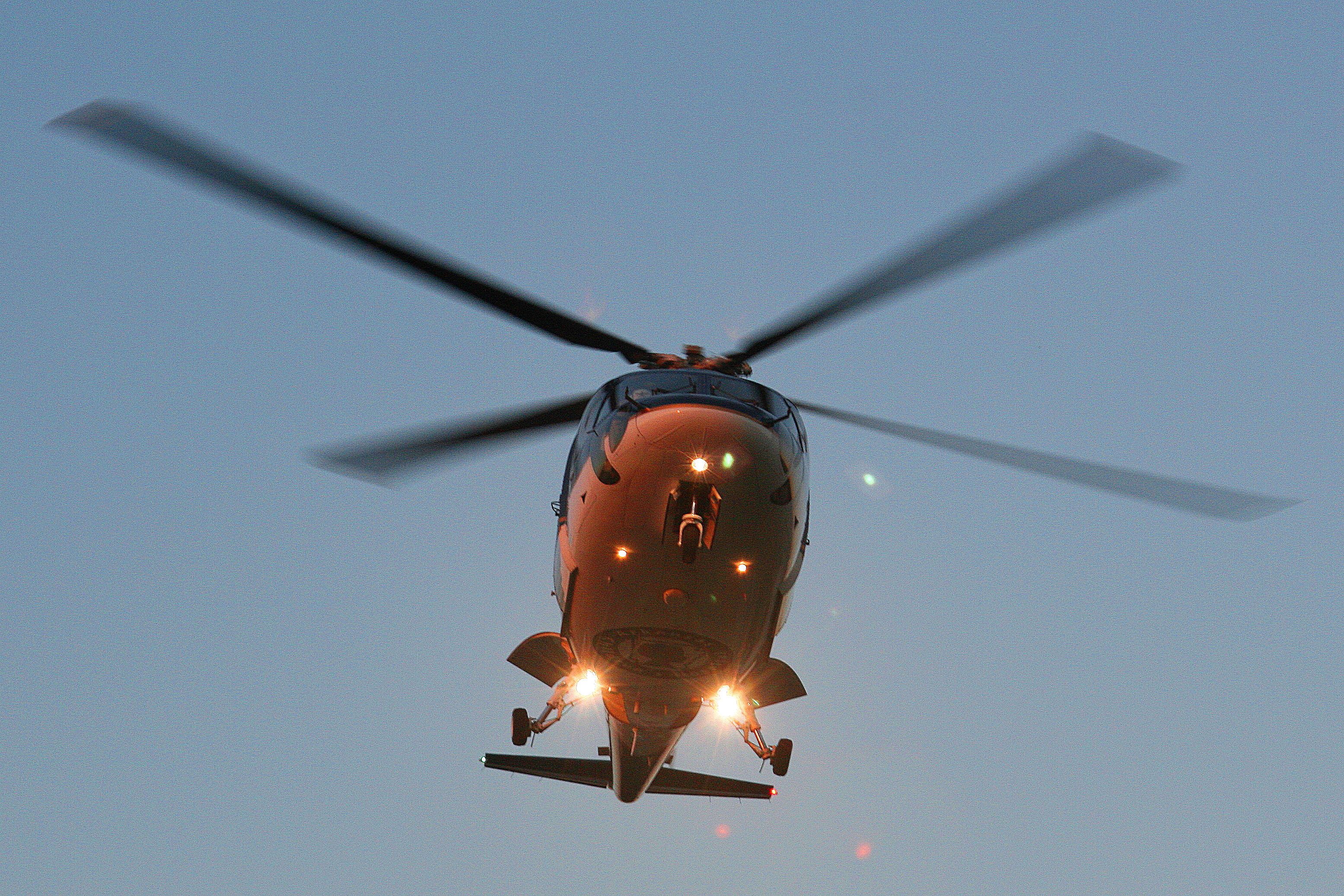 Sikorsky S-76 (N761AF) - Angel Flight 1 lifts off from the Sparks Regional Medical Centers helipad with a patient, headed for Arkansas Childrens Hospital in Little Rock.