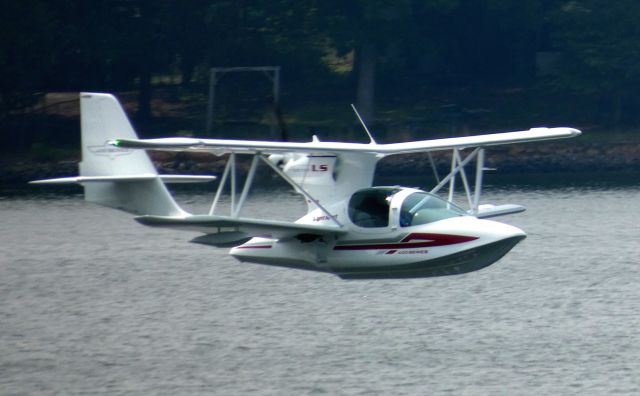 Bell 407 (N97SP) - This is a 2022 Scoda Aeronautical LTDA, Model Super Petrel LS over Lake Norman, NC,  6-2023.