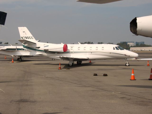 Cessna Citation Excel/XLS (N780CC) - Parked at Santa Ana