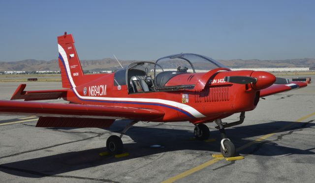 ZLIN Z-242 (N684CM) - Planes of Fame Airshow Chino CA