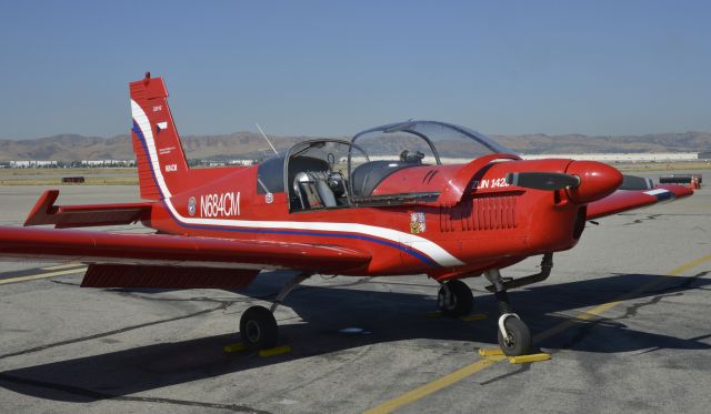 ZLIN Z-242 (N684CM) - Planes of Fame Airshow Chino CA