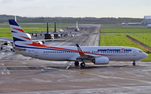 Boeing 737-800 (OK-TVU) - smartwings b737-8 ok-tvu at shannon 28/5/15.