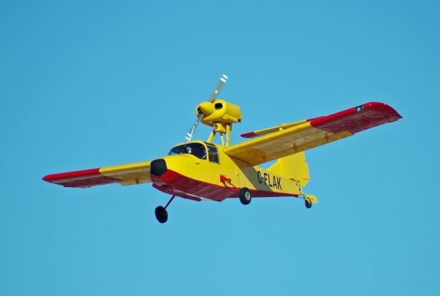 C-FLAK — - 1977 Teal TSC-1A2 Marlin 150 (C-FLAK/037) approaching for a touch and go at Peterborough Airport (CYPQ) on Jan 30, 2021