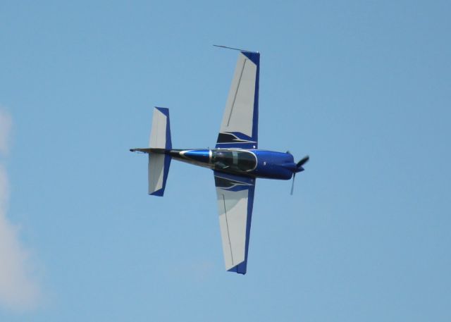 EXTRA EA-300 (N330JX) - At Downtown Shreveport. 2015 Extra EA-300/LC. Kevin Coleman practicing for either an airshow or the Red Bull Air Races. 