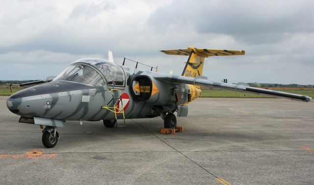 SAAB105ÖE — - SAAB 105ÖE Austrian, Landivisiau Naval Air Station (LFRJ), with a livery for the 2008 Tiger Meet.