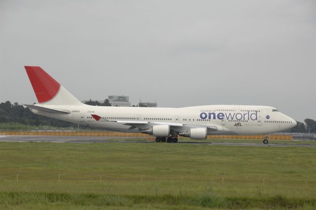 Boeing 747-400 (BON8913) - Departure at Narita Intl Airport 16R on 2009/8/21 One World c/s