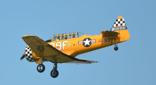 Grumman AA-5 Tiger (N3639F) - Final approach to runway 36 at Airventure 2018.