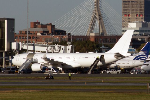 Airbus A330-200 (A7-HHM) - Qatar Amiri flight being serviced at the gate.